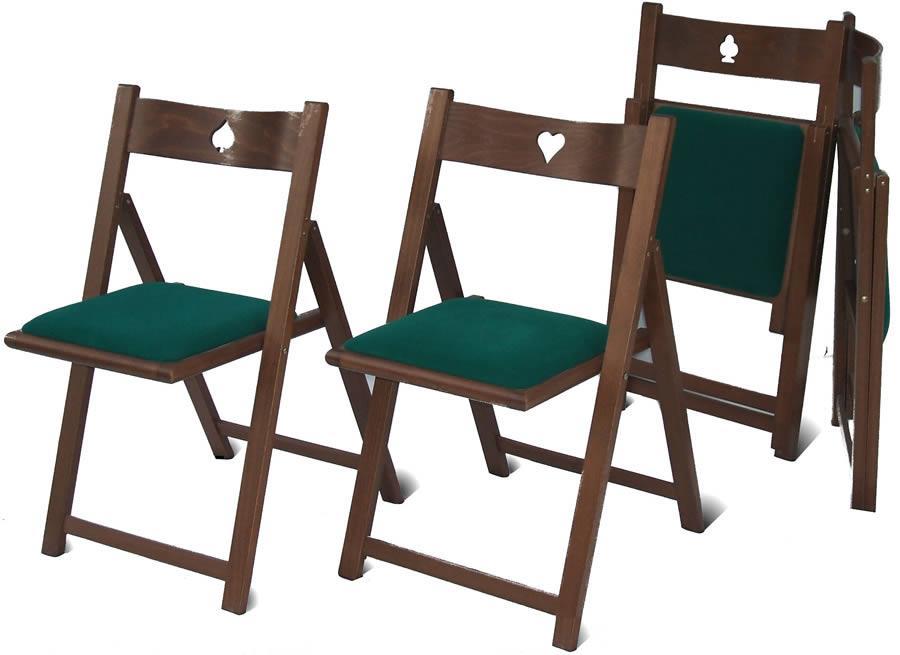 wood folding chairs GIOCO by Del Fabbro 
